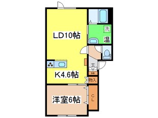 レインボーコート東川Ａ棟の物件間取画像